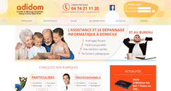 Desktop Screenshot of adidom.fr